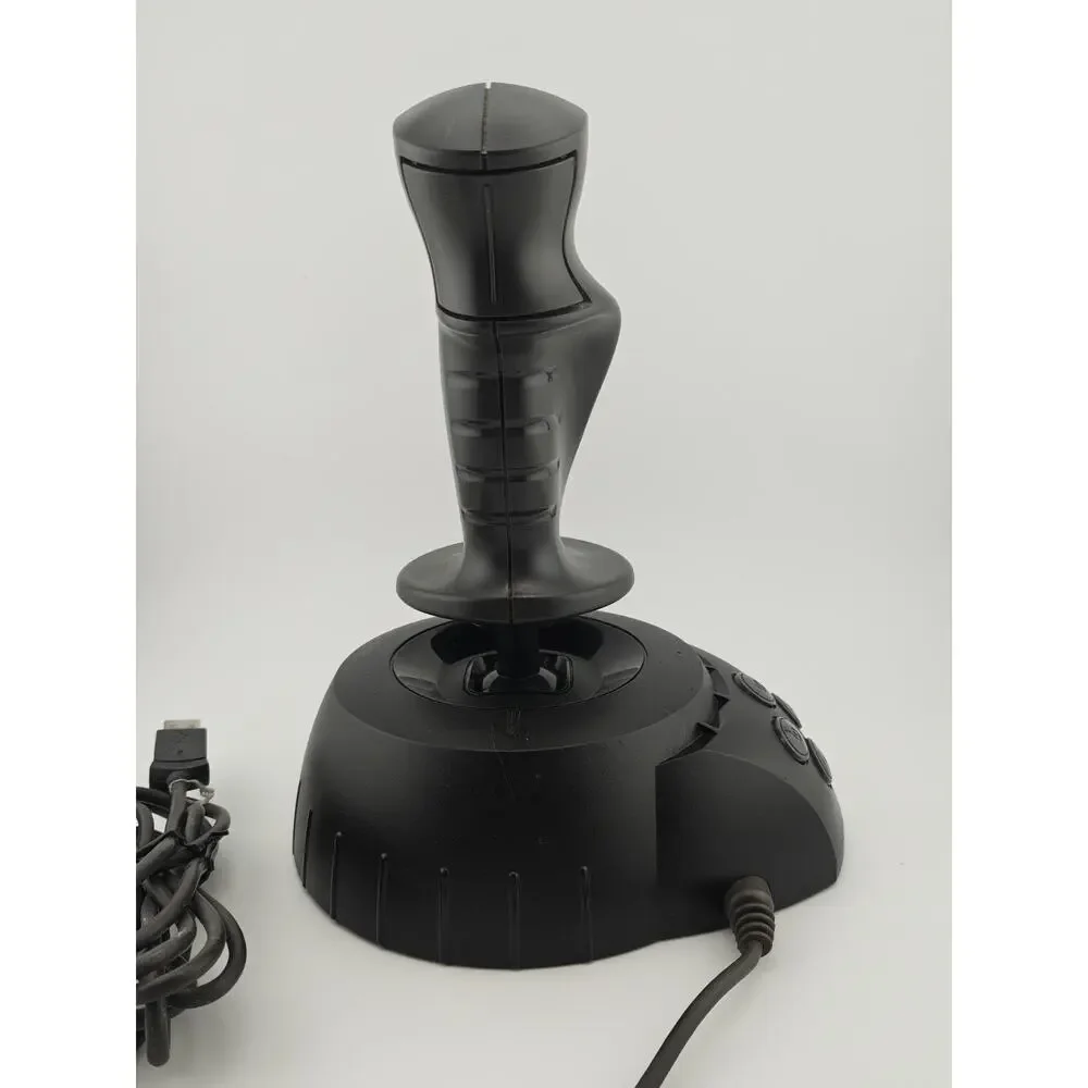 Microsoft SideWinder USB PC Flight Stick Joystick X08-59073 Tested Working